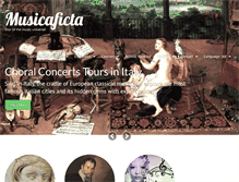 Tablet Screenshot of musicaficta.org